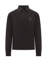 STONE ISLAND - Stone Island Polo Manica Lunga con Logo Nero Uomo - Nero | Lidia Shopping ® | Official Website