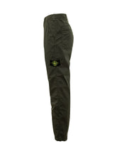 STONE ISLAND - Pantaloni Stone Island in Cotone Verde - Grigio | Lidia Shopping | Official Website