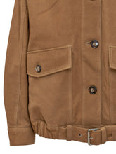 IRO - Giacca in Pelle Cammello con Cintura Iro - Marrone - LIDIASHOPPING® - Official Website
