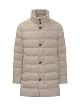 HERNO - MooRER Long Puffer Jacket with High Collar - Beige - LIDIASHOPPING® - Official Website