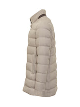 HERNO - MooRER Long Puffer Jacket with High Collar - Beige - LIDIASHOPPING® - Official Website