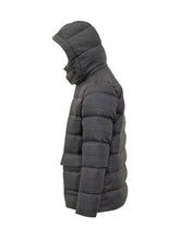 HERNO - Herno Hooded Puffer Jacket with Check Pattern - Blue - LIDIASHOPPING® - Official Website