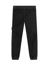 STONE ISLAND KIDS - Stone Island Kids Velvet-Effect Trousers - Blue - LIDIASHOPPING® - Official Website
