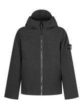 STONE ISLAND KIDS - Stone Island Kids Hooded Jacket - Black | Lidia Shopping ® | Official Website