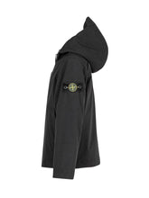 STONE ISLAND KIDS - Stone Island Kids Hooded Jacket - Black | Lidia Shopping ® | Official Website