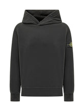 STONE ISLAND KIDS - Hooded Sweatshirt - Black | Lidia Shopping | Official Website