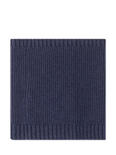 STONE ISLAND KIDS - Stone Island Kids Blue Neck Warmer with Logo - Blue | Lidia Shopping ® | Official Website