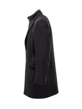 FAY - Fay Black Coat with Quilted Inner Panel - Blue - LIDIASHOPPING® - Official Website