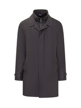 FAY - Fay Cappotto Nero con Collo Classico e Bottoni - Blu - LIDIASHOPPING® - Official Website