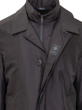 FAY - Fay Cappotto Nero con Collo Classico e Bottoni - Blu - LIDIASHOPPING® - Official Website