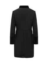 FAY - Fay Cappotto Nero con Dettagli in Velluto - Nero - LIDIASHOPPING® - Official Website