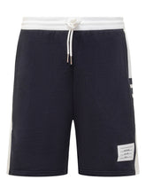 THOM BROWNE - Thom Browne Navy Cotton Shorts - Blue | Lidia Shopping ® | Official Website