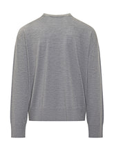 AMI ALEXANDRE MATTIUSSI - Maglia Girocollo Lana Grigia Ami Alexandre Mattiussi - Grigio - LIDIASHOPPING® - Official Website
