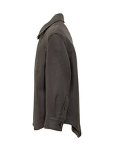 AMI ALEXANDRE MATTIUSSI - Ami Alexandre Mattiussi Dark Grey Wool Overshirt - Grey - LIDIASHOPPING® - Official Website