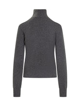 AMI ALEXANDRE MATTIUSSI - Ami Paris Grey Wool-Blend Turtleneck - Grey - LIDIASHOPPING® - Official Website