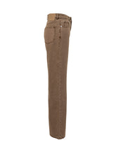 AMI ALEXANDRE MATTIUSSI - Ami Alexandre Mattiussi Jeans Marroni a Gamba Larga - Marrone - LIDIASHOPPING® - Official Website