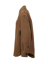 AMI ALEXANDRE MATTIUSSI - Ami Alexandre Mattiussi Giacca in Lana Cammello con Bottoni - Marrone - LIDIASHOPPING® - Official Website