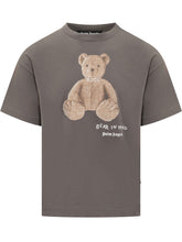 PALM ANGELS - Palm Angels T-Shirt Bear In Mind - Grigio | Lidia Shopping ® | Official Website