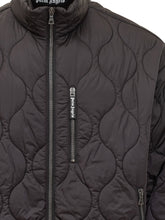 PALM ANGELS - Palm Angels Curved Logo Jacket - Black - LIDIASHOPPING® - Official Website