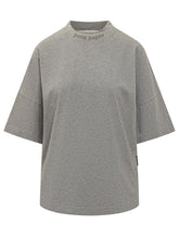 PALM ANGELS - T-shirt oversize Palm Angels grigia - Grigio - LIDIASHOPPING® - Official Website