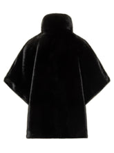 PINKO - High-Neck Cape with Buckles PINKO - Black - LIDIASHOPPING® - Official Website