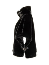 PINKO - High-Neck Cape with Buckles PINKO - Black - LIDIASHOPPING® - Official Website