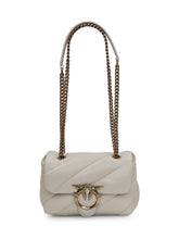 PINKO - Borsa Love Mini Puff - Bianco - LIDIASHOPPING® - Official Website