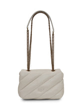 PINKO - Borsa Love Mini Puff - Bianco - LIDIASHOPPING® - Official Website