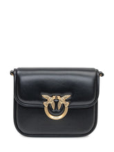 PINKO - Pinko Borsa Love Mini Icon in Pelle Nera - Nero | Lidia Shopping ® | Official Website