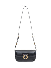 PINKO - Pinko Love Mini Black Leather Bag - Black - LIDIASHOPPING® - Official Website