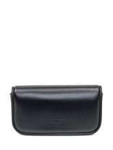 PINKO - Pinko Love Mini Black Leather Bag - Black - LIDIASHOPPING® - Official Website