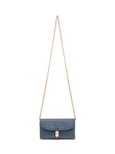 PINKO - Portafoglio a Tracolla Pinko Saddle con Catena - Blu - LIDIASHOPPING® - Official Website