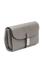PINKO - Portafoglio a Tracolla Pinko Saddle con Catena Grigio - Grigio | Lidia Shopping ® | Official Website