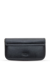 PINKO - Pinko Saddle Flat in Pelle Nera - Nero | Lidia Shopping | Official Website