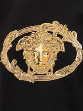 VERSACE - T-shirt nera con stampa Versace - Nero | Lidia Shopping ® | Official Website