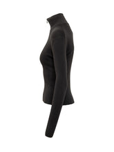 COURREGES - Courrèges black high-neck top - Black - LIDIASHOPPING® - Official Website