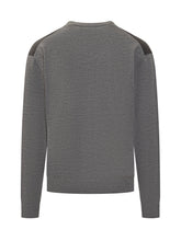 LANVIN - Lanvin Cardigan in Lana con Dettagli a Contrasto - Grigio | Lidia Shopping | Official Website