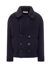 LANVIN - Lanvin Knit Peacoat in Lana - Blu | Lidia Shopping | Official Website