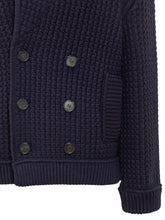 LANVIN - Lanvin Knit Peacoat in Lana - Blu | Lidia Shopping | Official Website