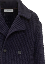 LANVIN - Lanvin Knit Peacoat in Lana - Blu | Lidia Shopping | Official Website