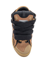 LANVIN - Lanvin Sneakers Curb in Pelle e Mesh Marroni - Marrone | Lidia Shopping | Official Website