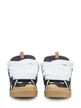 LANVIN - Lanvin Curb Sneakers in Black Leather and Mesh - Multicolor | Lidia Shopping | Official Website