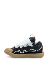LANVIN - Lanvin Sneakers Curb in Pelle e Mesh Nere - Multicolore | Lidia Shopping | Official Website