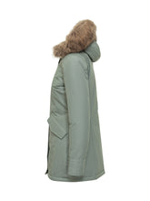 WOOLRICH - Woolrich Arctic Raccoon - Green - LIDIASHOPPING® - Official Website