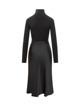 ELISABETTA FRANCHI - Elisabetta Franchi Abito con Collo Alto - Nero - LIDIASHOPPING® - Official Website