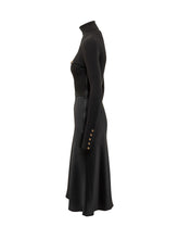 ELISABETTA FRANCHI - Elisabetta Franchi Abito con Collo Alto - Nero - LIDIASHOPPING® - Official Website