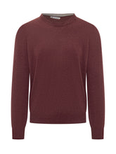 BRUNELLO CUCINELLI - Maglione Brunello Cucinelli - Rosso - LIDIASHOPPING® - Official Website