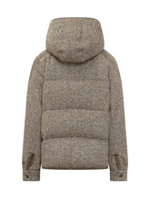 BRUNELLO CUCINELLI - Brunello Cucinelli Piumino Marrone con Cappuccio - Marrone | Lidia Shopping ® | Official Website