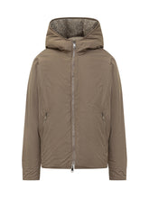 BRUNELLO CUCINELLI - Brunello Cucinelli Piumino Marrone con Cappuccio - Marrone | Lidia Shopping ® | Official Website