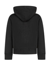 POLO RALPH LAUREN KIDS - Ralph Lauren Kids Felpa Nera con Cappuccio e Logo Rosa - Nero - LIDIASHOPPING® - Official Website